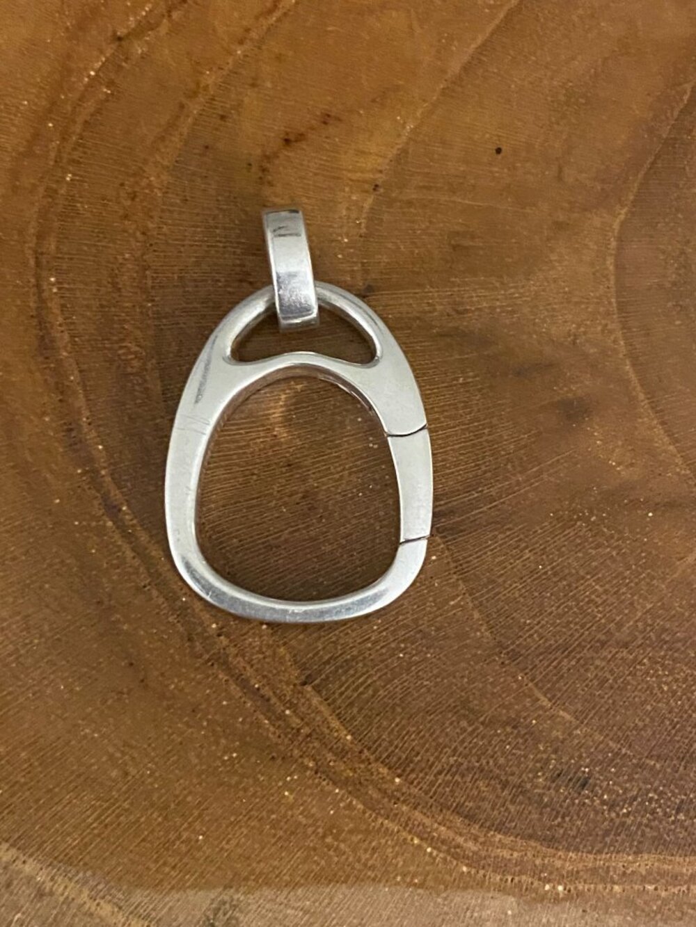 RETIRED James Avery Changeable Charm Holder Pendant, Sterling Silver